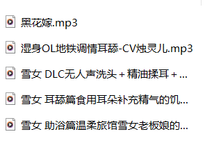 烛灵儿ASMR男性向音声合集【虚拟主播助眠音频5A/225M】